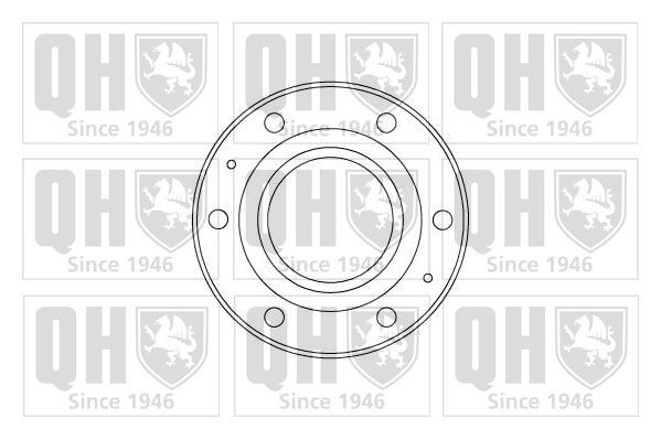 BDC4653 QUINTON HAZELL Bremsscheibe für VW online bestellen
