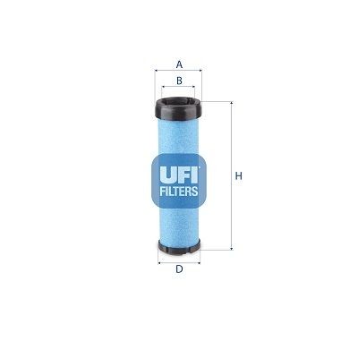 UFI 27.A31.00 Air filter RE 68049