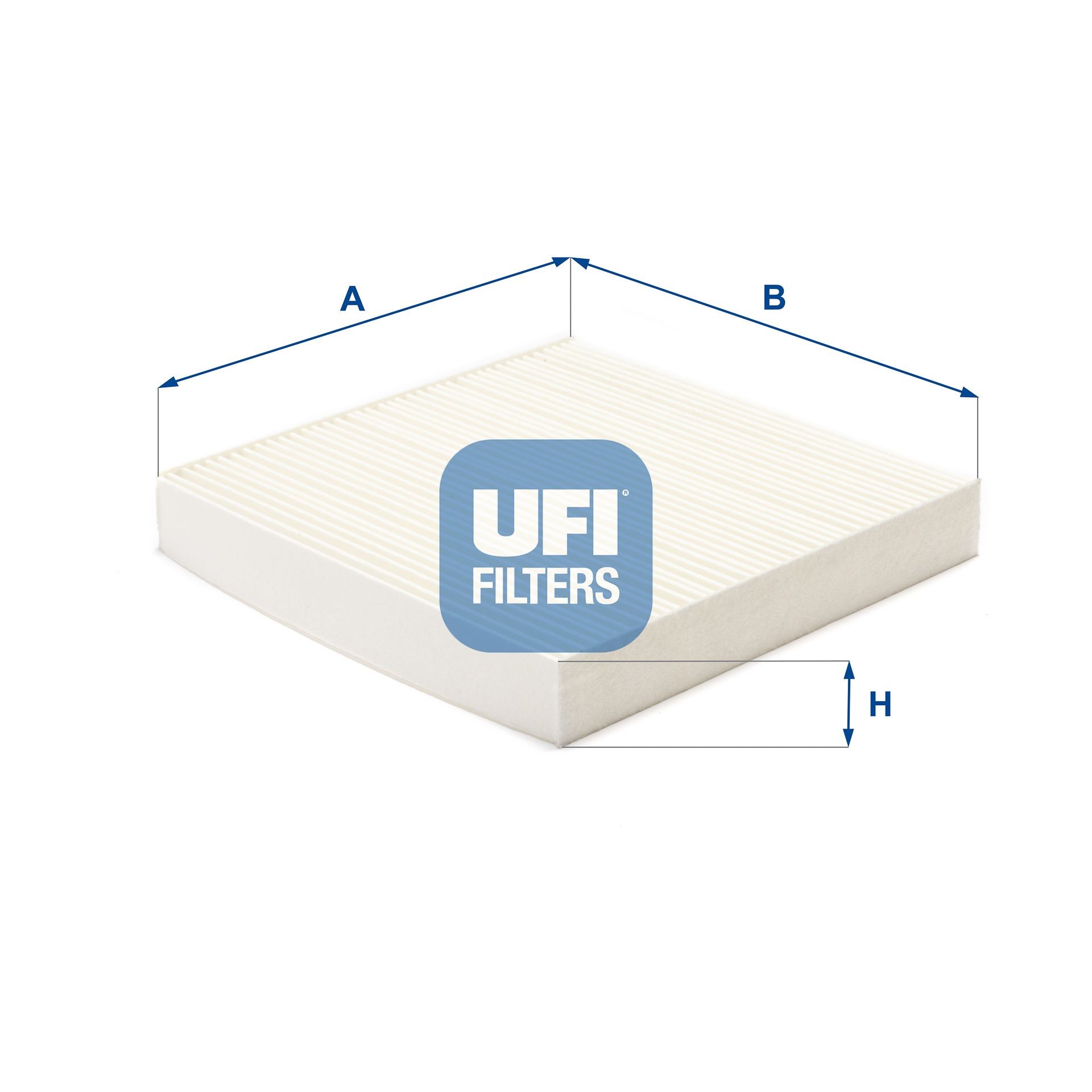 UFI Particulate Filter, 210 mm x 211 mm x 30 mm Width: 211mm, Height: 30mm, Length: 210mm Cabin filter 53.232.00 buy