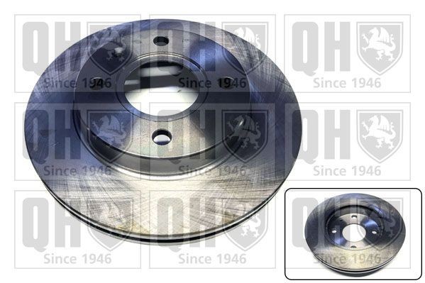 Original QUINTON HAZELL BDC3727P Brake disc kit BDC3727 for FORD FIESTA