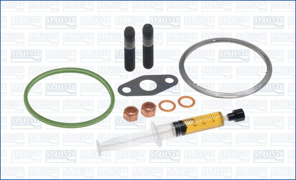 Turbo manifold gasket AJUSA with studs, syringe with oil, with gaskets/seals - JTC11630