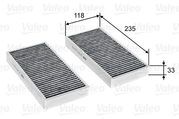 Original VALEO Air conditioner filter 715811 for BMW 3 Series
