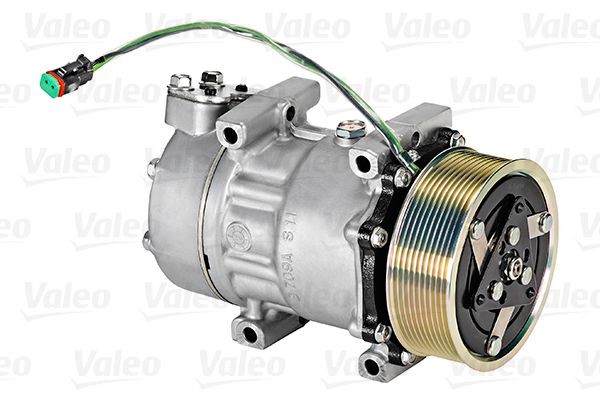 VALEO SD7H15, 24V, PAG 46, R 134a, mit PAG-Kompressoröl Riemenscheiben-Ø: 120mm, Anzahl der Rillen: 7 Klimakompressor 813028 kaufen