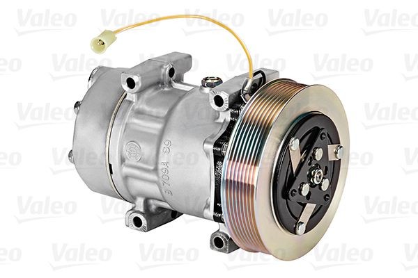 VALEO SD7H15, 24V, PAG 100, R 134a, mit PAG-Kompressoröl Riemenscheiben-Ø: 149mm, Anzahl der Rillen: 8 Klimakompressor 813029 kaufen