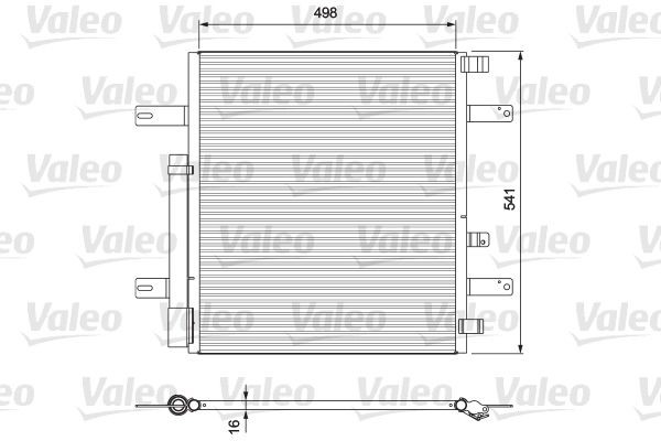 VALEO 815061 Klimakondensator für MERCEDES-BENZ ECONIC 2 LKW in Original Qualität