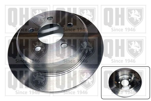 QUINTON HAZELL BDC4777 Brake disc 285x10,9mm, 5x114, solid