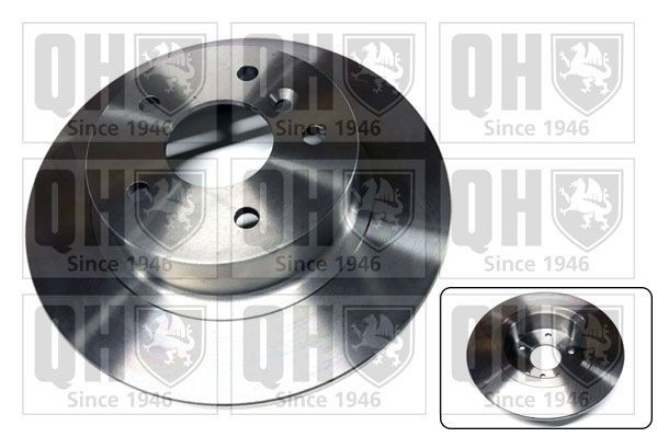 BDC4800 QUINTON HAZELL Brake rotors LAND ROVER 304x12,6mm, 5x120, solid
