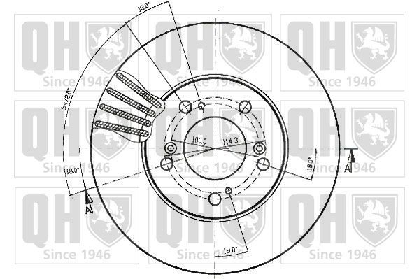 QUINTON HAZELL Brake rotors BDC4809