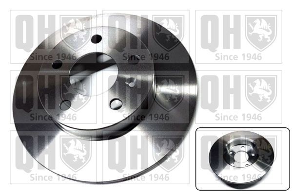 QUINTON HAZELL BDC4816 Brake disc 264x10mm, 5x100, solid