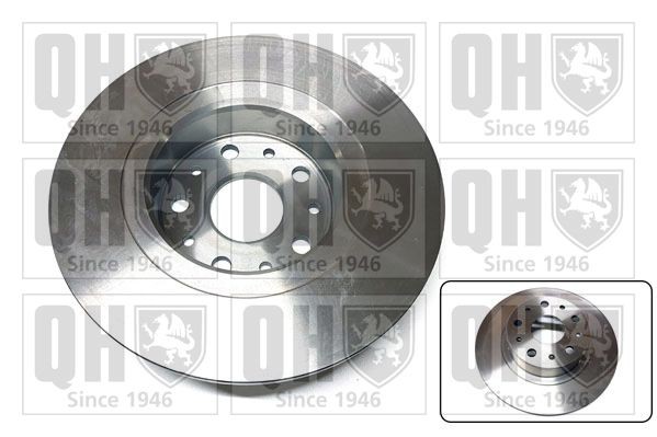 BDC4502P QUINTON HAZELL 276x10mm, 5x108, solid Ø: 276mm, Num. of holes: 5, Brake Disc Thickness: 10mm Brake rotor BDC4502 buy