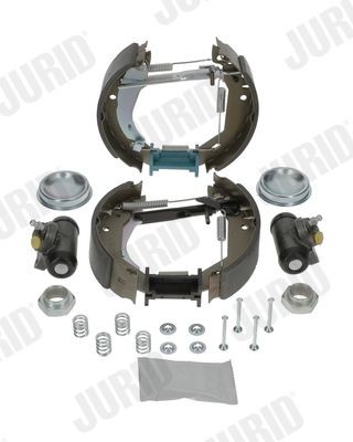 Dacia LOGAN Drum brakes set 8030462 JURID 381024J online buy