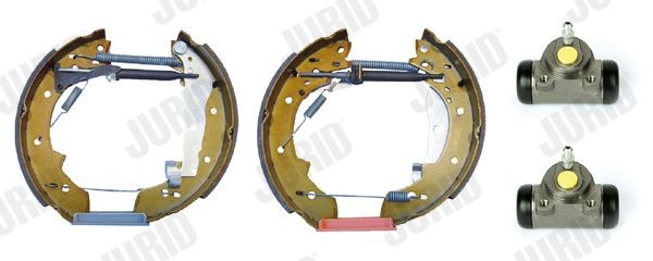 381242J JURID Drum brake kit RENAULT with accessories, with wheel brake cylinder