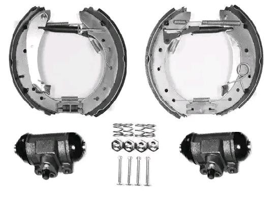 JURID KIT EVO with accessories, with wheel brake cylinder Brake Set, drum brakes 381345J buy