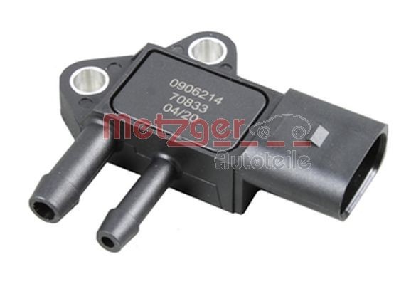 Original METZGER 0906157 Exhaust gas pressure sensor 0906214 for AUDI A4