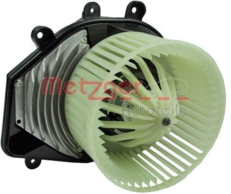METZGER for vehicles with automatic climate control, with integrated regulator Voltage: 12V Blower motor 0917124 buy