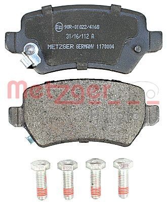1170004 Disc brake pads METZGER 23654 review and test