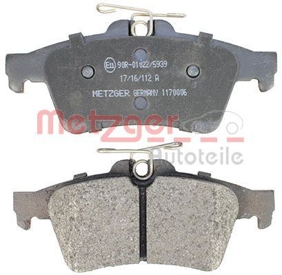 Brake pad set 1170006 from METZGER