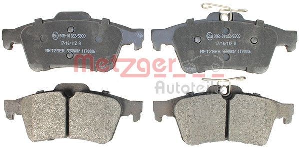 1170006 Bremsklötze & Bremsbelagsatz METZGER in Original Qualität
