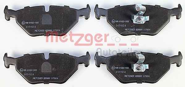 METZGER Brake pad kit 1170014