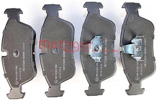 OEM-quality METZGER 1170019 Disc pads