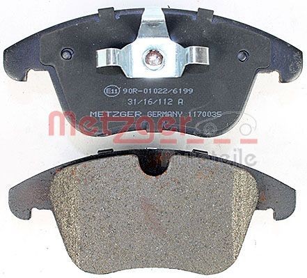 1170035 Disc brake pads GREENPARTS METZGER 24124 review and test