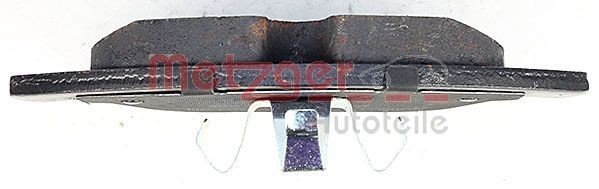 1170035 Set of brake pads 24123 METZGER Front Axle, excl. wear warning contact, with anti-squeak plate