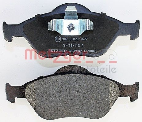 1170045 Disc brake pads METZGER 23203 review and test