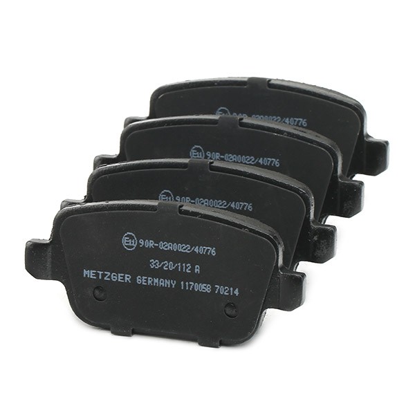 1170058 Disc brake pads METZGER 1170058 review and test