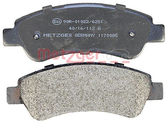1170085 Disc brake pads METZGER 1170085 review and test