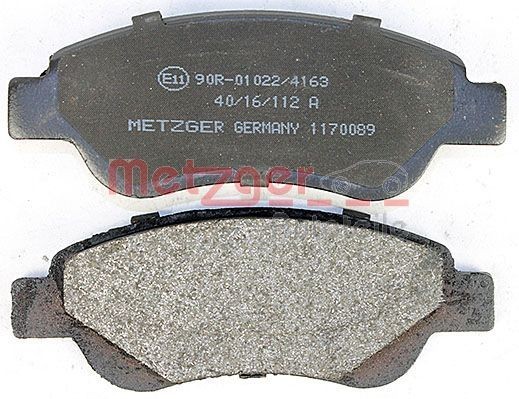 1170089 Disc brake pads METZGER 1170089 review and test