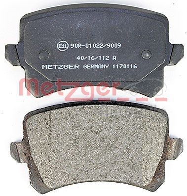 1170116 Disc brake pads METZGER 1170116 review and test