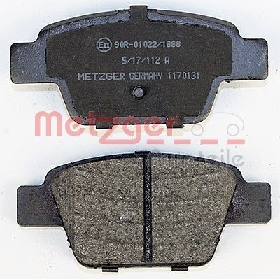 1170131 Disc brake pads METZGER 1170131 review and test