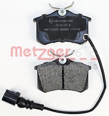 1170174 Disc brake pads METZGER 23301 review and test