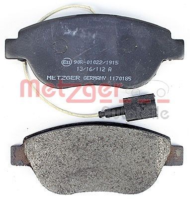 1170185 Disc brake pads METZGER 23709 review and test