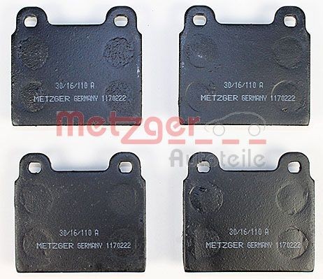 METZGER Brake pad kit 1170222