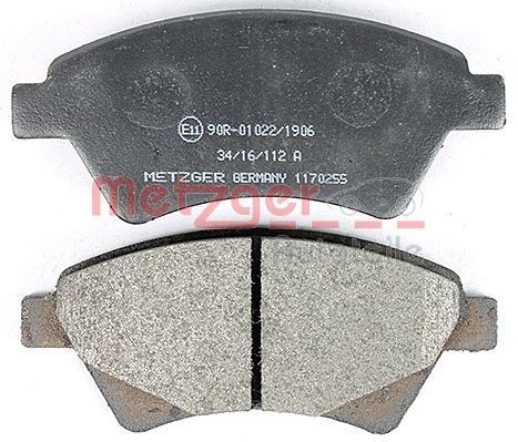 1170255 Disc brake pads METZGER 0976.10 review and test