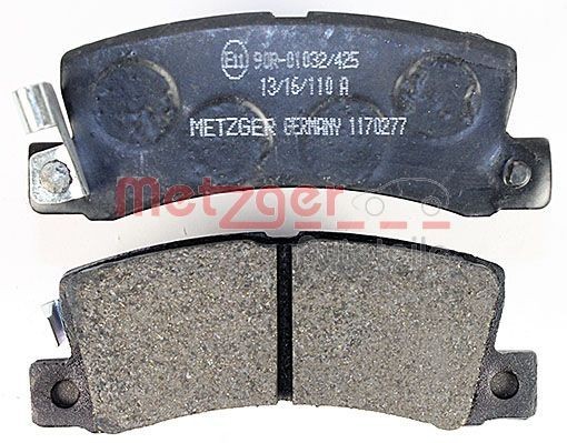 1170277 Disc brake pads METZGER 21833 review and test