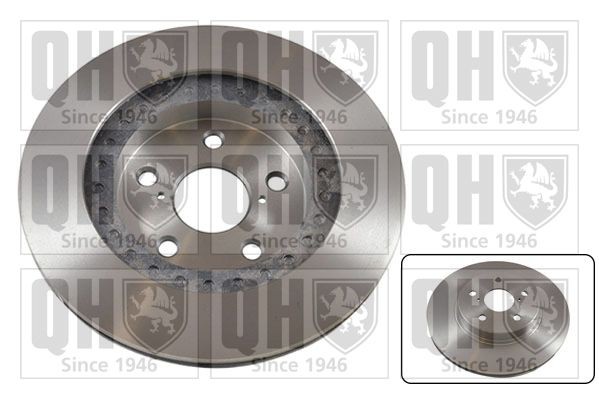 QUINTON HAZELL BDC4921 Brake disc 302x18mm, 5, Vented