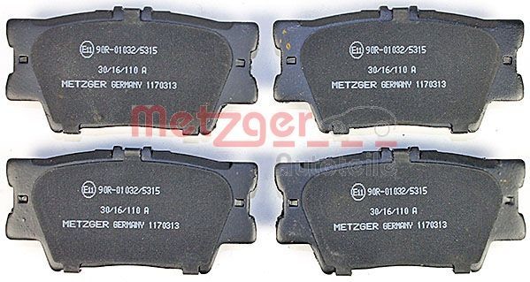 METZGER Brake pad kit 1170313