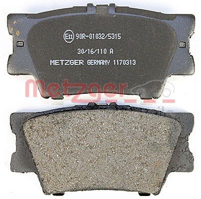 1170313 Disc brake pads GREENPARTS METZGER 1170313 review and test