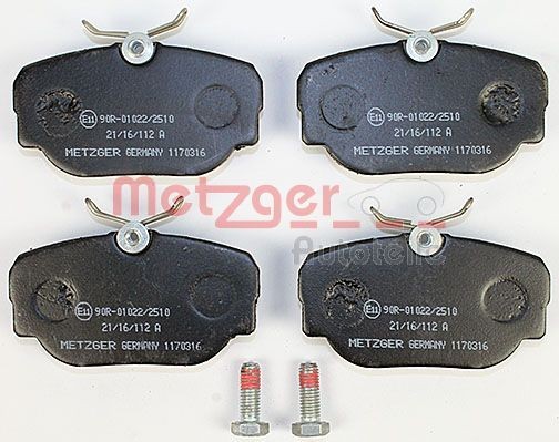 METZGER Brake pad kit 1170316 for BMW Z1, 3 Series