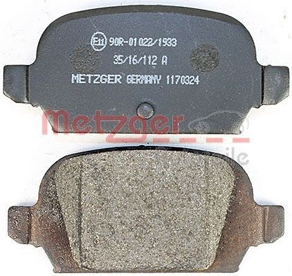 1170324 Disc brake pads METZGER 1170324 review and test