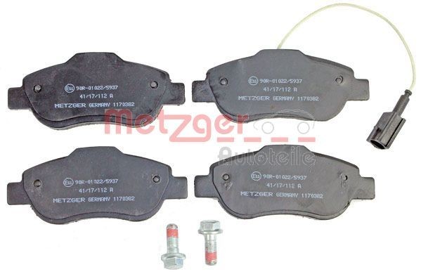 METZGER Brake pad kit 1170382