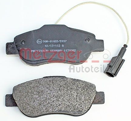 1170382 Disc brake pads METZGER 24764 review and test