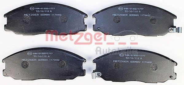 METZGER Brake pad kit 1170402