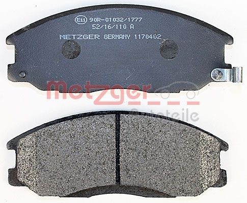 1170402 Disc brake pads METZGER 1170402 review and test