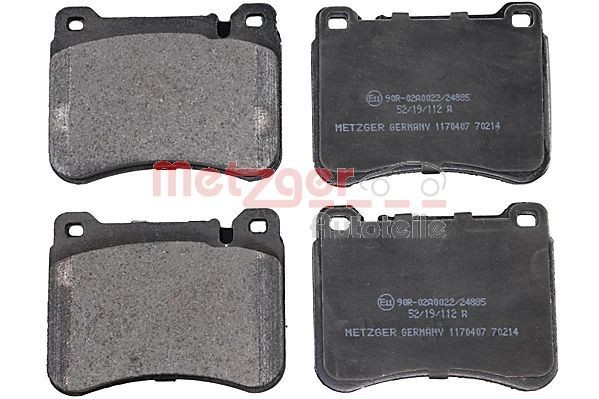 Great value for money - METZGER Brake pad set 1170407