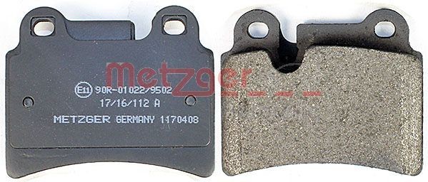 1170408 Disc brake pads METZGER 1170408 review and test