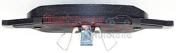 1170409 Set of brake pads 24710 METZGER Front Axle, excl. wear warning contact, with anti-squeak plate