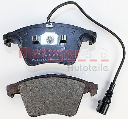 1170422 Disc brake pads METZGER 23747 review and test